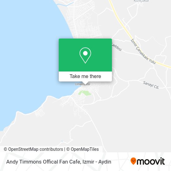Andy Timmons Offical Fan Cafe map