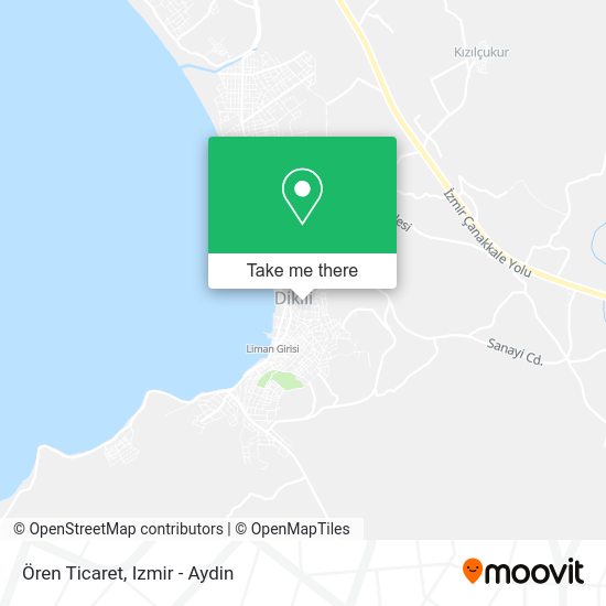 Ören Ticaret map