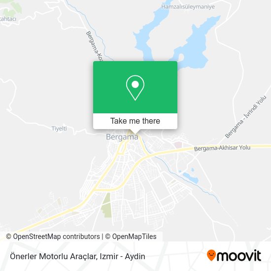 Önerler Motorlu Araçlar map