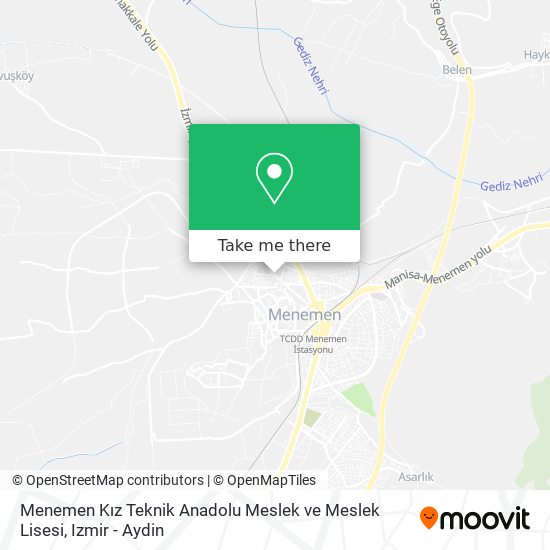 Menemen Kız Teknik Anadolu Meslek ve Meslek Lisesi map