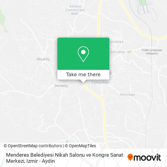 Menderes Belediyesi Nikah Salonu ve Kongre Sanat Merkezi map