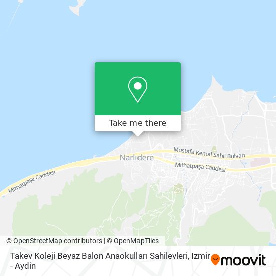 Takev Koleji Beyaz Balon Anaokulları Sahilevleri map