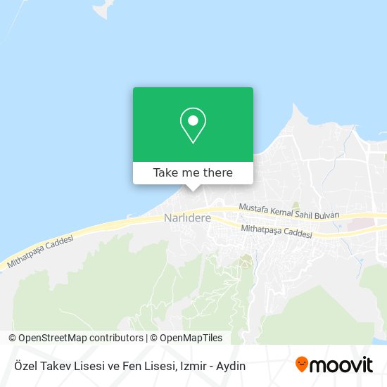 Özel Takev Lisesi ve Fen Lisesi map