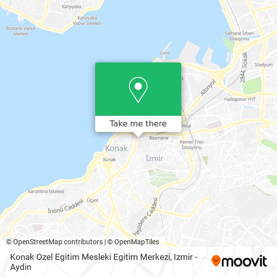 Konak Ozel Egitim Mesleki Egitim Merkezi map