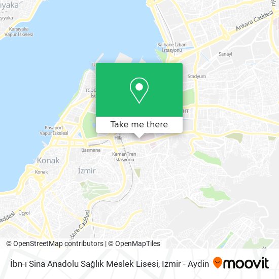 İbn-ı Sina Anadolu Sağlık Meslek Lisesi map