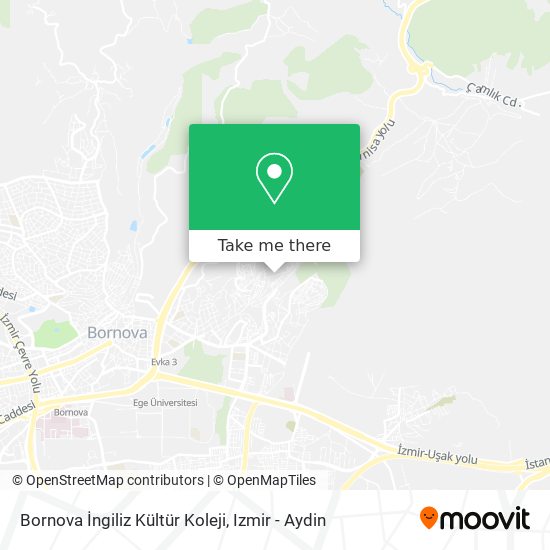 Bornova İngiliz Kültür Koleji map