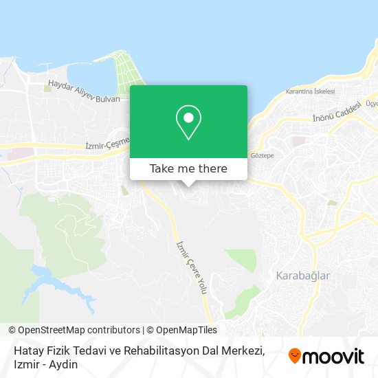 Hatay Fizik Tedavi ve Rehabilitasyon Dal Merkezi map