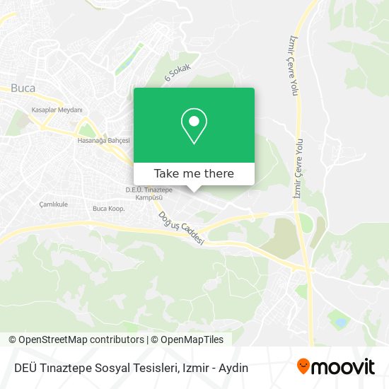 DEÜ Tınaztepe Sosyal Tesisleri map