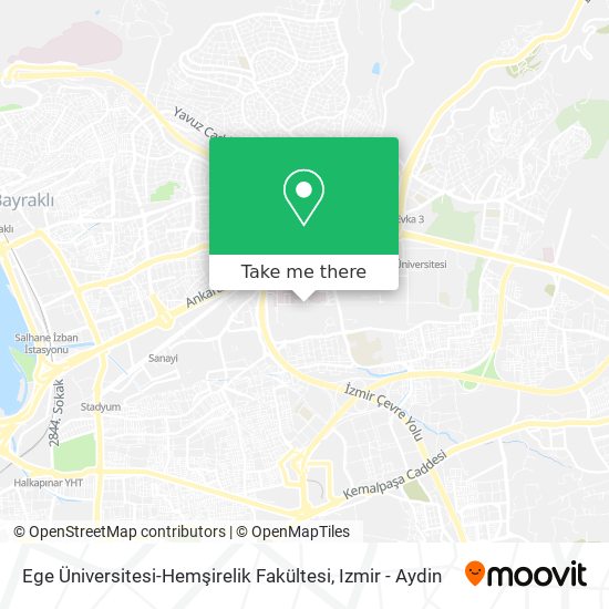 Ege Üniversitesi-Hemşirelik Fakültesi map