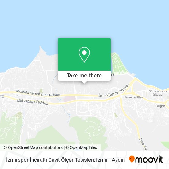 İzmirspor İnciraltı Cavit Ölçer Tesisleri map