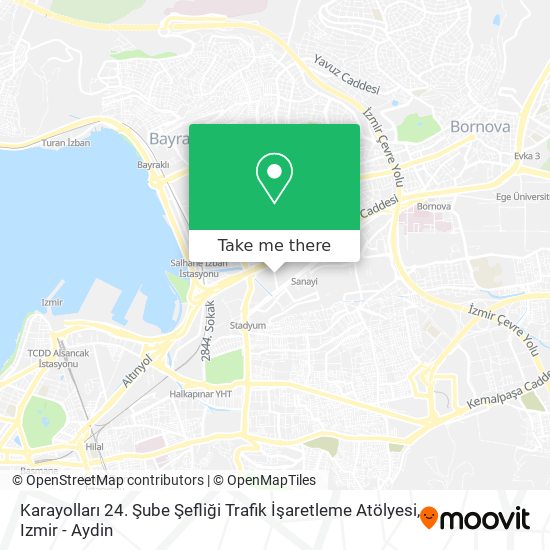 Karayolları 24. Şube Şefliği Trafik İşaretleme Atölyesi map
