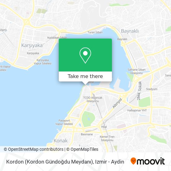 Kordon (Kordon Gündoğdu Meydanı) map