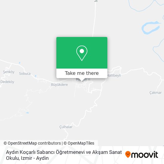 Aydın Koçarlı Sabancı Öğretmenevi ve Akşam Sanat Okulu map