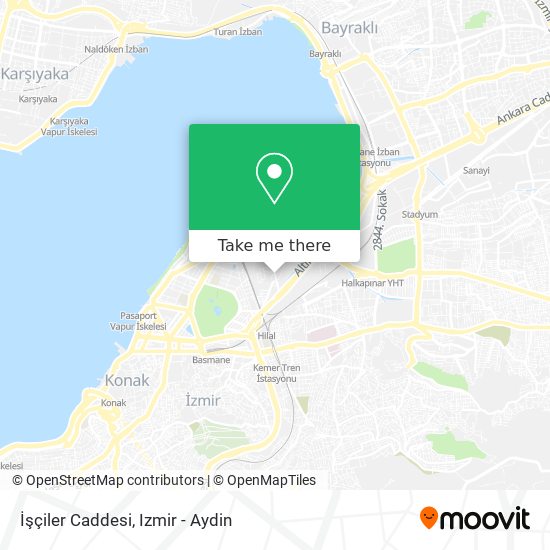 İşçiler Caddesi map