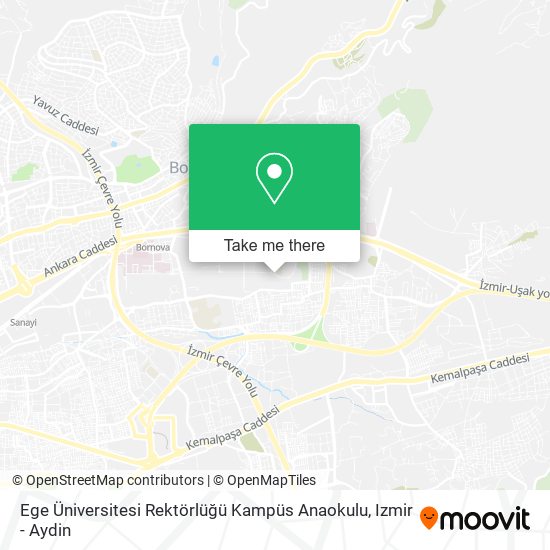 Ege Üniversitesi Rektörlüğü Kampüs Anaokulu map