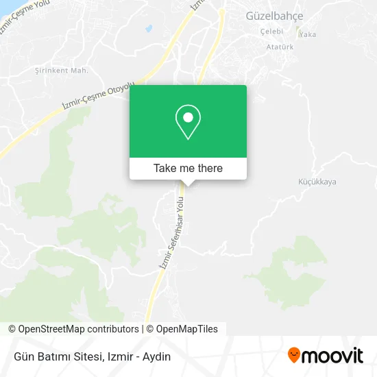 Gün Batımı Sitesi map