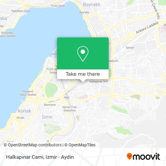 Halkapınar Cami map