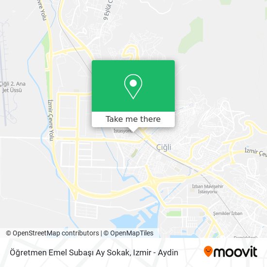 Öğretmen Emel Subaşı Ay Sokak map
