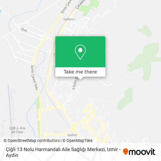 Çiğli 13 Nolu Harmandalı Aile Sağlığı Merkezi map