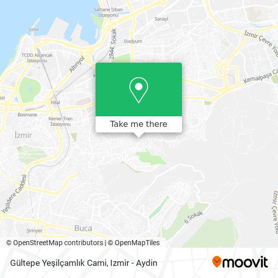 Gültepe Yeşilçamlık Cami map