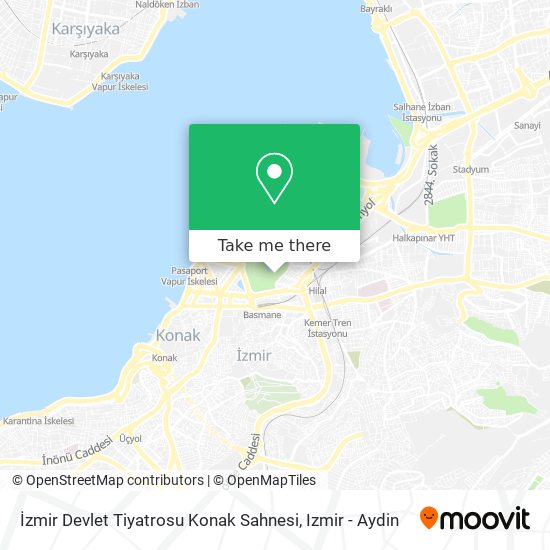 İzmir Devlet Tiyatrosu Konak Sahnesi map