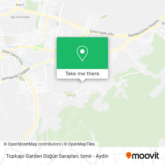 Topkapı Garden Düğün Sarayları map