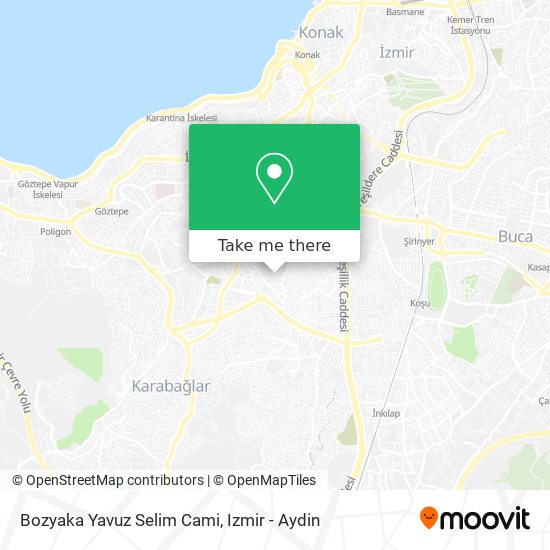 Bozyaka Yavuz Selim Cami map