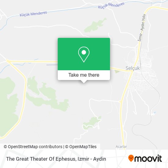 The Great Theater Of Ephesus map