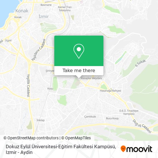 Dokuz Eylül Üniversitesi-Eğitim Fakültesi Kampüsü map