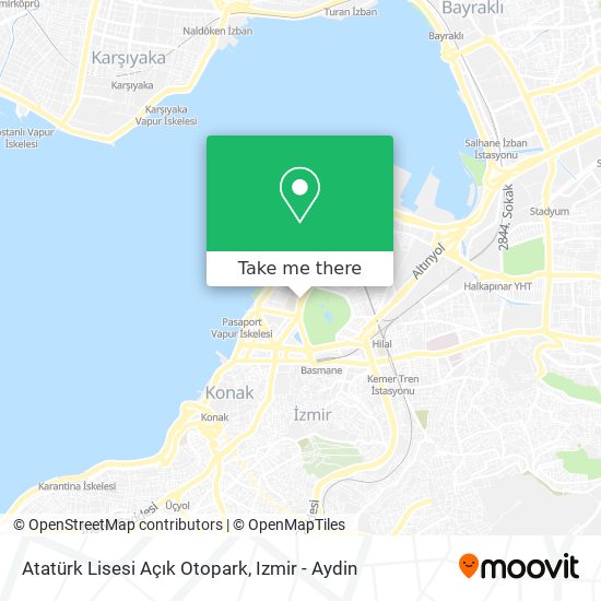 Atatürk Lisesi Açık Otopark map