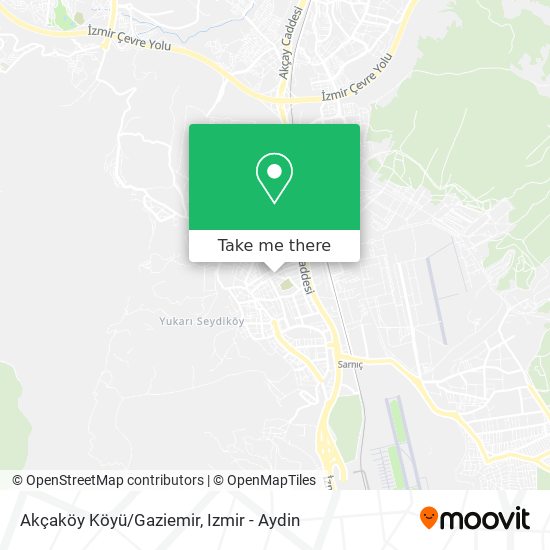 Akçaköy Köyü/Gaziemir map