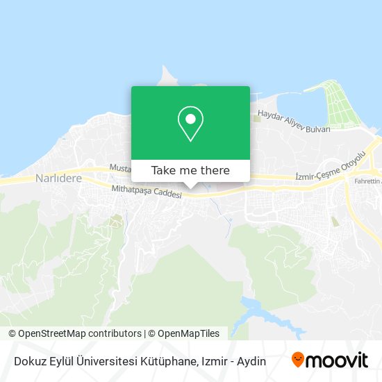 Dokuz Eylül Üniversitesi Kütüphane map