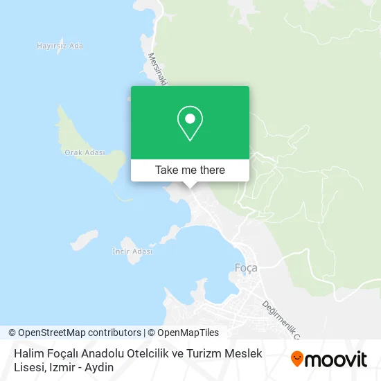 Halim Foçalı Anadolu Otelcilik ve Turizm Meslek Lisesi map