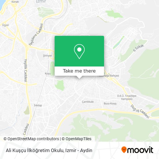 Ali Kuşçu İlköğretim Okulu map