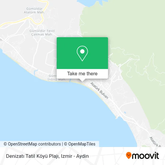 Denizatı Tatil Köyü Plajı map