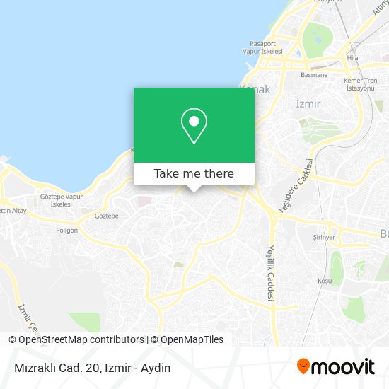 Mızraklı Cad. 20 map