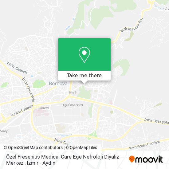 Özel Fresenius Medical Care Ege Nefroloji Diyaliz Merkezi map