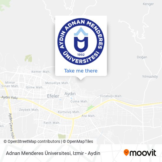 Adnan Menderes Üniversitesi map