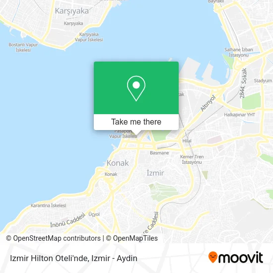Izmir Hilton Oteli'nde map