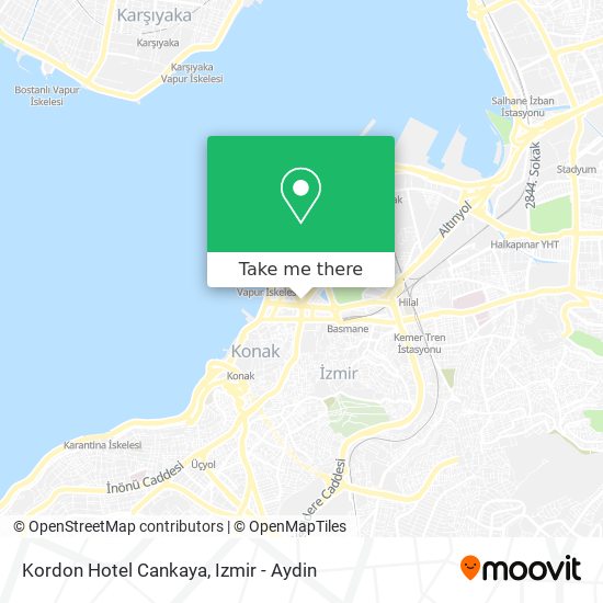 Kordon Hotel Cankaya map