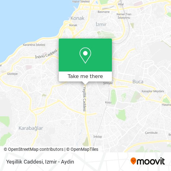 Yeşillik Caddesi map
