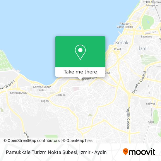 Pamukkale Turizm Nokta Şubesi map