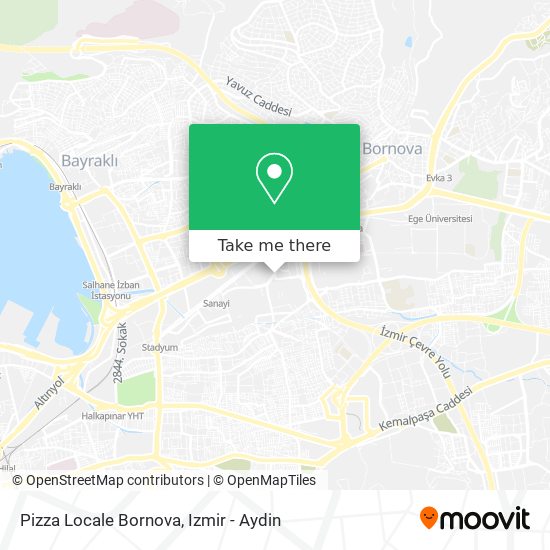 Pizza Locale Bornova map