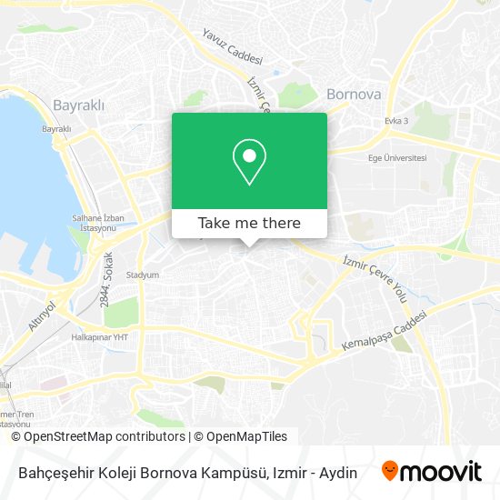 Bahçeşehir Koleji Bornova Kampüsü map