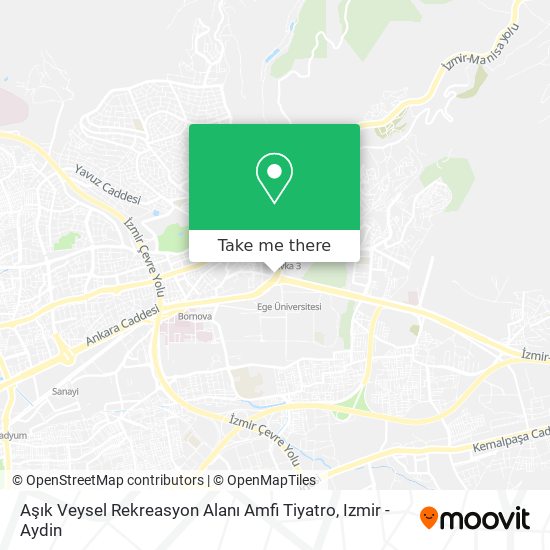 Aşık Veysel Rekreasyon Alanı Amfi Tiyatro map