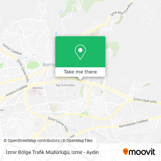 İzmir Bölge Trafik Müdürlüğü map