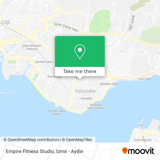 Empire Fitness Studio map