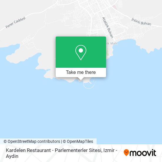 Kardelen Restaurant - Parlementerler Sitesi map