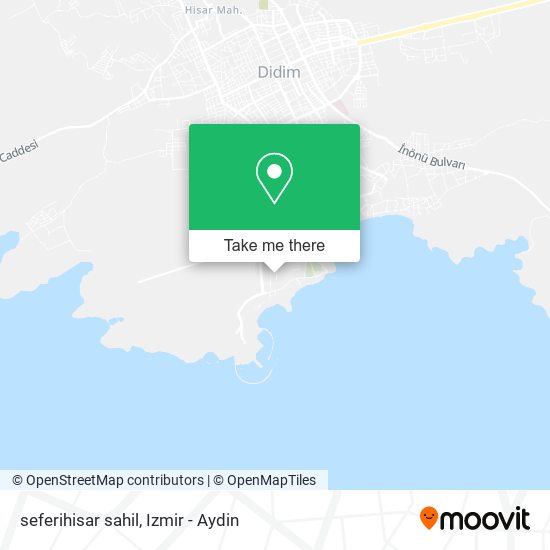 seferihisar sahil map