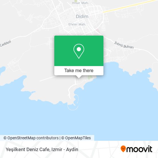 Yeşilkent Deniz Cafe map